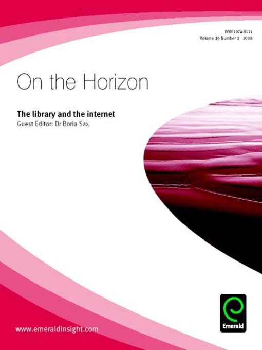 Cover image for On the Horizon, Volume 16, Issue 1